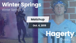 Matchup: Winter Springs High vs. Hagerty  2019