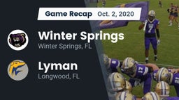 Recap: Winter Springs  vs. Lyman  2020