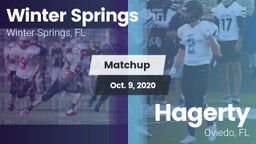 Matchup: Winter Springs High vs. Hagerty  2020