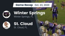 Recap: Winter Springs  vs. St. Cloud  2020
