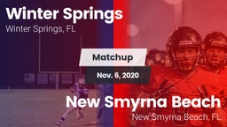 Matchup: Winter Springs High vs. New Smyrna Beach  2020