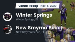 Recap: Winter Springs  vs. New Smyrna Beach  2020
