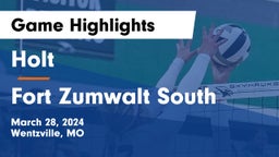 Holt  vs Fort Zumwalt South  Game Highlights - March 28, 2024