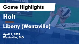 Holt  vs Liberty (Wentzville)  Game Highlights - April 2, 2024