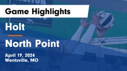 Holt  vs North Point  Game Highlights - April 19, 2024