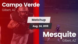 Matchup: Campo Verde High vs. Mesquite  2018