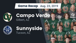 Recap: Campo Verde  vs. Sunnyside  2019