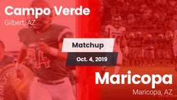 Matchup: Campo Verde High vs. Maricopa  2019