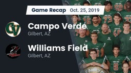 Recap: Campo Verde  vs. Williams Field  2019