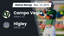 Recap: Campo Verde  vs. Higley  2019