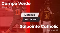 Matchup: Campo Verde High vs. Salpointe Catholic  2020