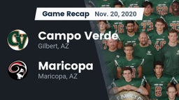 Recap: Campo Verde  vs. Maricopa  2020