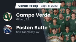 Recap: Campo Verde  vs. Poston Butte  2023