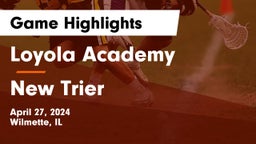 Loyola Academy  vs New Trier  Game Highlights - April 27, 2024