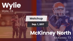 Matchup: Wylie  vs. McKinney North  2017