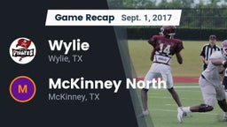 Recap: Wylie  vs. McKinney North  2017