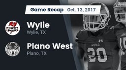 Recap: Wylie  vs. Plano West  2017