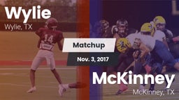 Matchup: Wylie  vs. McKinney  2017