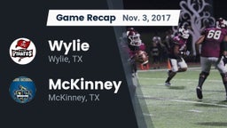 Recap: Wylie  vs. McKinney  2017