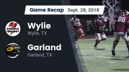 Recap: Wylie  vs. Garland  2018