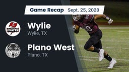 Recap: Wylie  vs. Plano West  2020