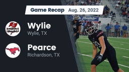 Recap: Wylie  vs. Pearce  2022