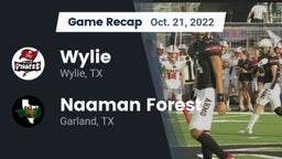Recap: Wylie  vs. Naaman Forest  2022
