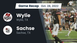 Recap: Wylie  vs. Sachse  2022