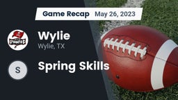 Recap: Wylie  vs. Spring Skills 2023