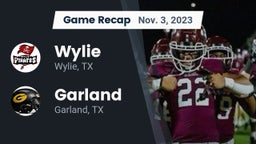 Recap: Wylie  vs. Garland  2023