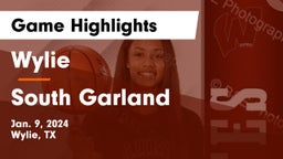 Wylie  vs South Garland  Game Highlights - Jan. 9, 2024