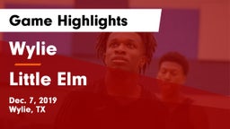 Wylie  vs Little Elm  Game Highlights - Dec. 7, 2019