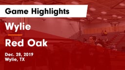 Wylie  vs Red Oak  Game Highlights - Dec. 28, 2019