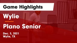 Wylie  vs Plano Senior  Game Highlights - Dec. 3, 2021