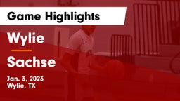 Wylie  vs Sachse  Game Highlights - Jan. 3, 2023