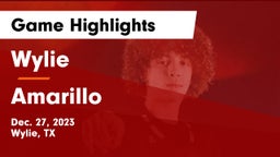 Wylie  vs Amarillo  Game Highlights - Dec. 27, 2023
