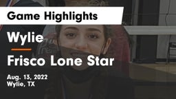 Wylie  vs Frisco Lone Star  Game Highlights - Aug. 13, 2022