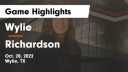 Wylie  vs Richardson  Game Highlights - Oct. 28, 2022