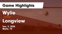 Wylie  vs Longview  Game Highlights - Jan. 3, 2020