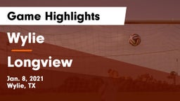 Wylie  vs Longview  Game Highlights - Jan. 8, 2021