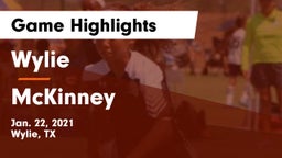 Wylie  vs McKinney  Game Highlights - Jan. 22, 2021