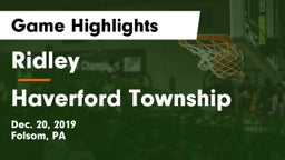 Ridley  vs Haverford Township  Game Highlights - Dec. 20, 2019