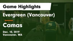 Evergreen  (Vancouver) vs Camas  Game Highlights - Dec. 10, 2019