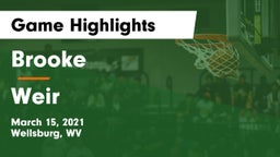 Brooke  vs Weir  Game Highlights - March 15, 2021