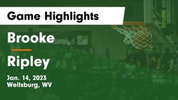 Brooke  vs Ripley  Game Highlights - Jan. 14, 2023