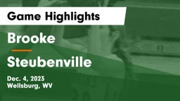 Brooke  vs Steubenville  Game Highlights - Dec. 4, 2023