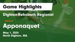 Dighton-Rehoboth Regional  vs Apponaquet Game Highlights - May 1, 2024