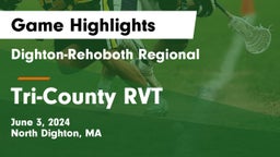 Dighton-Rehoboth Regional  vs Tri-County RVT  Game Highlights - June 3, 2024