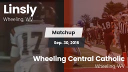 Matchup: Linsly  vs. Wheeling Central Catholic  2016