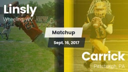 Matchup: Linsly  vs. Carrick  2017